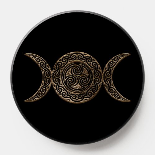 Triple moon _ Triple Goddess _ Triskelion  PopSocket