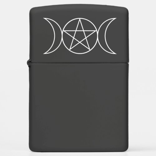 Triple Moon Zippo Lighter