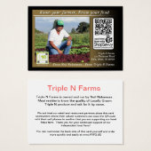 Triple N Farms Traceable Shelftalker (Front & Back)