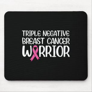 Triple Negative Breast Cancer Awareness Warrior Pi Mouse Pad