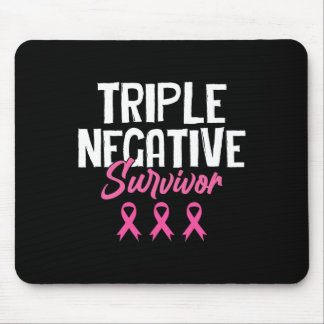 Triple Negative Survivor Breast Cancer Awareness P Mouse Pad