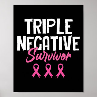 Triple Negative Survivor Breast Cancer Awareness P Poster