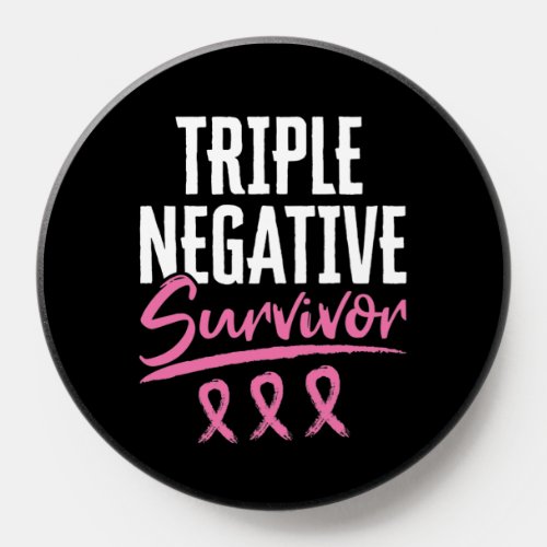 Triple Negative Survivor Breast Cancer TNBC PopSocket