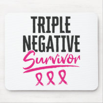 Triple Negative Survivor TNBC Breast Cancer Mouse Pad