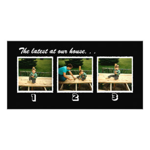 Triple Photo Card