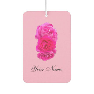 Triple Pink Roses Air Freshener