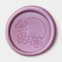 Triple Sakura (Cherry Blossoms) Wax Seals