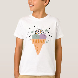 Triple Scoop Rainbow Ice Cream T-Shirt