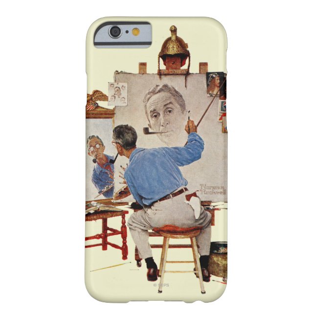 Triple Self-Portrait Case-Mate iPhone Case (Back)