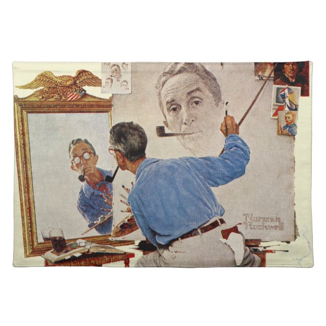 Triple Self-Portrait Placemat (Front)