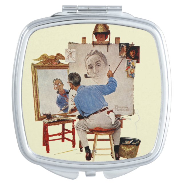 Triple Self-Portrait Vanity Mirror (Front)