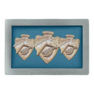 Triple Spade Horse Belt Buckle