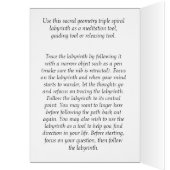 Triple Spiral Labyrinth Cards (Inside (Left))