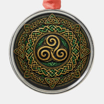 Triple Spiral Mandala — Eternal Celtic Interlace