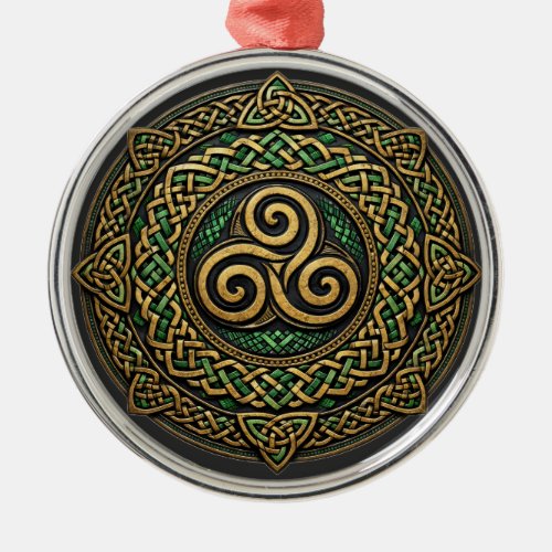 Triple Spiral Mandala — Eternal Celtic Interlace