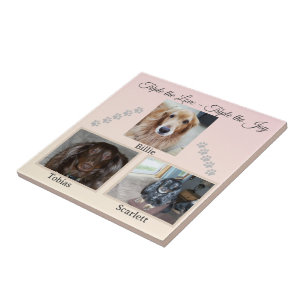 Triple the Love-Triple the Joy Ceramic Tile