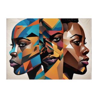 Triple Threat African American Black Woman Acrylic Print