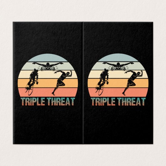 Triple Threat - Triathlon Sunset (Outside Unfolded)