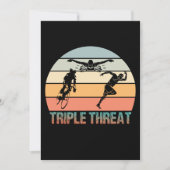 Triple Threat - Triathlon Sunset (Front)