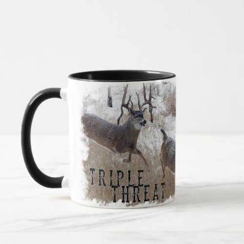 Triple Threat Whitetail Deer Mug