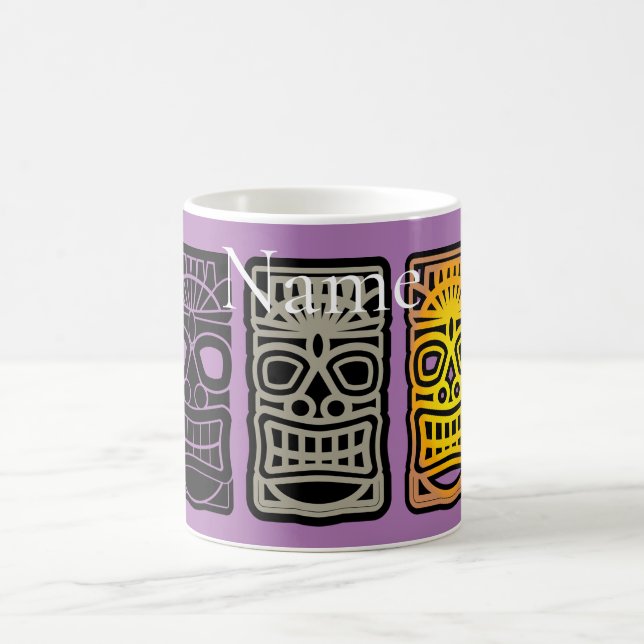 Triple Tiki Sculptures Thunder_Cove Coffee Mug (Center)