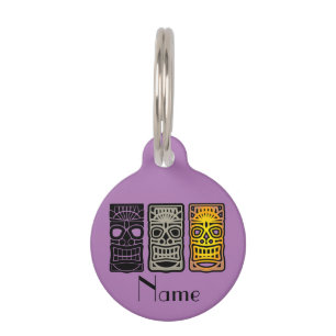 Triple Tiki Sculptures Thunder_Cove Pet ID Tag