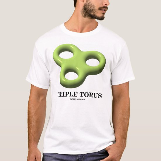Triple Torus (Toroid) T-Shirt