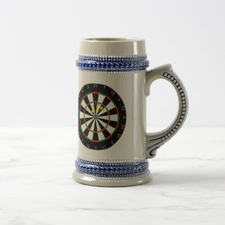 Triple Triple Twenty Dart Board Group Beer Mug
