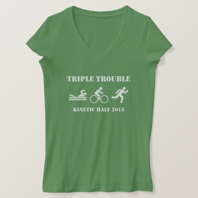 Triple Trouble 2015 T-Shirt (Design Front)