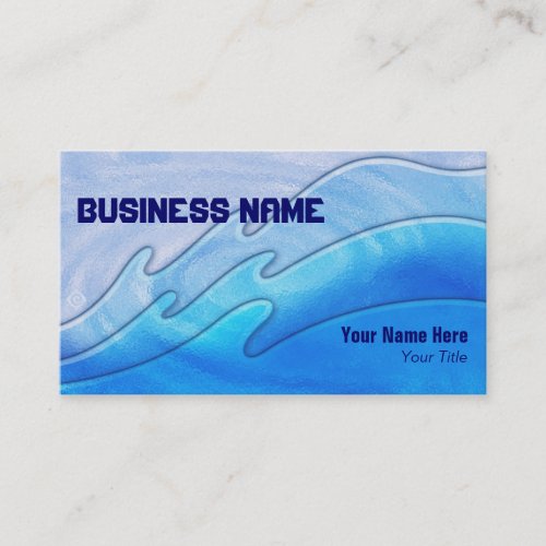 triple waves ~ bc business card template