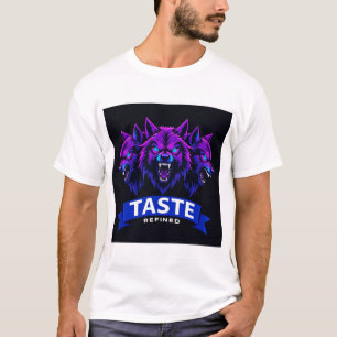 Triple Wolf Design Emphasizing Strength T-Shirt