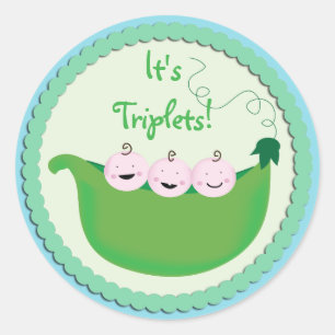 Triplet Cupcake Toppers & Stickers