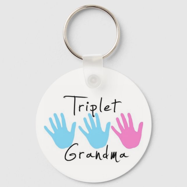 Triplet Grandma key chain (Front)