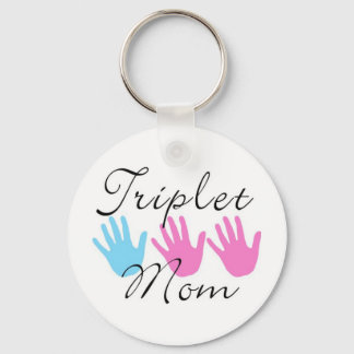 triplet mom key chain