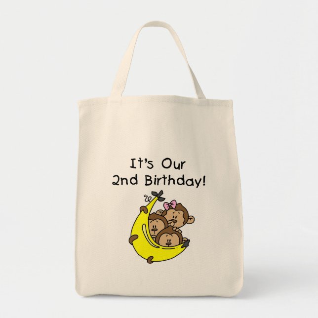 Triplets 2nd - Two Boys/ One Girl Tshirts Tote Bag (Front)