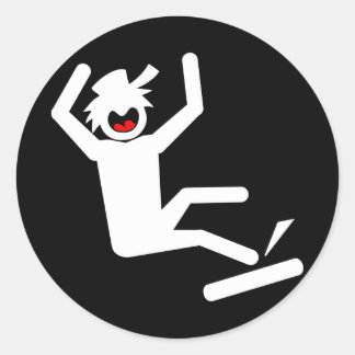 TRIP'N DUDE 15 CLASSIC ROUND STICKER