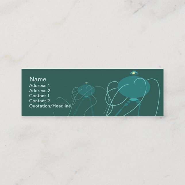 Tripod - Skinny Mini Business Card (Front)
