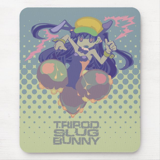 "TRIPOD SLUG BUNNY"mousepad Mouse Pad (Front)