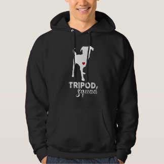 Tripod Squad Left Front Leg Amputee Three Legged D Hoodie