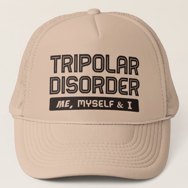 Tripolar – Me, Myself & I Trucker Hat (Front)