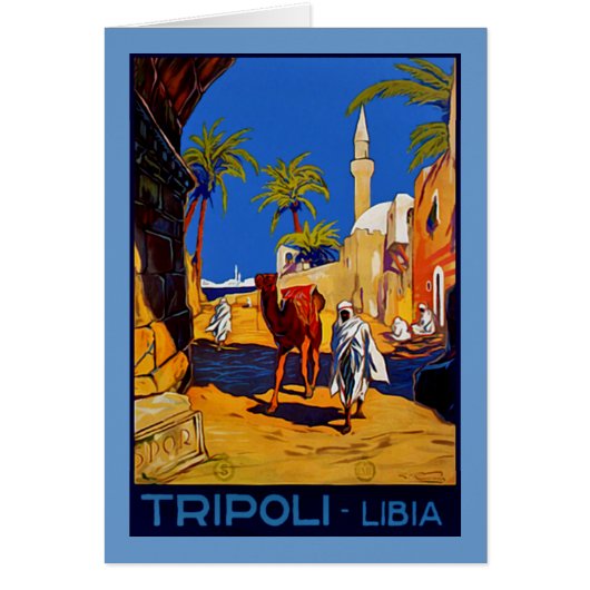 Tripoli - Libia (Libya) Cards (Front)
