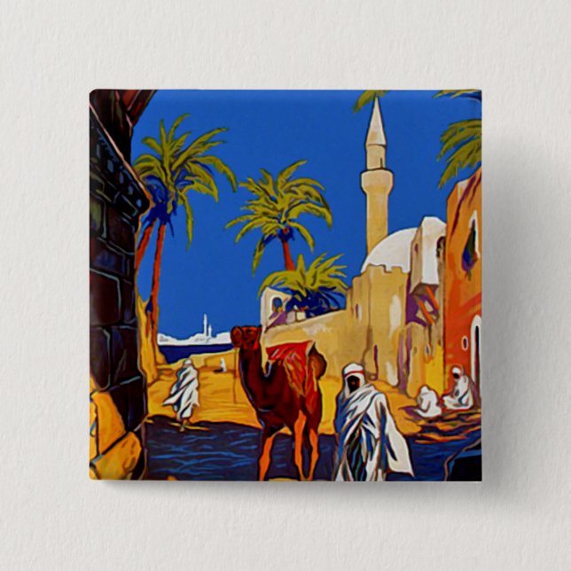 Tripoli - Libia (Libya) Pinback Button (Front)