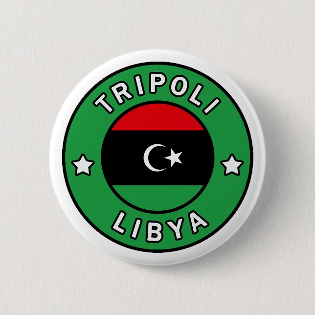 Tripoli Libya Button (Front)