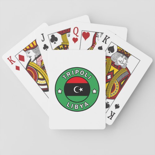 Tripoli Libya Playing Cards