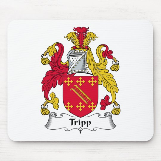 Tripp Family Crest Mouse Pad | Zazzle.com