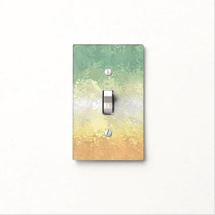 Trippy Boho Groovy Abstract Genderflor Pride Flag Light Switch Cover