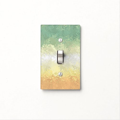 Trippy Boho Groovy Abstract Genderflor Pride Flag Light Switch Cover