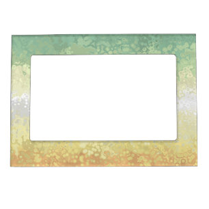 Trippy Boho Groovy Abstract Genderflor Pride Flag Magnetic Frame