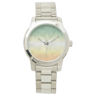 Trippy Boho Groovy Abstract Genderflor Pride Flag Watch