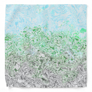 Trippy Boho Groovy Grungy Autoromantic Pride Flag Bandana